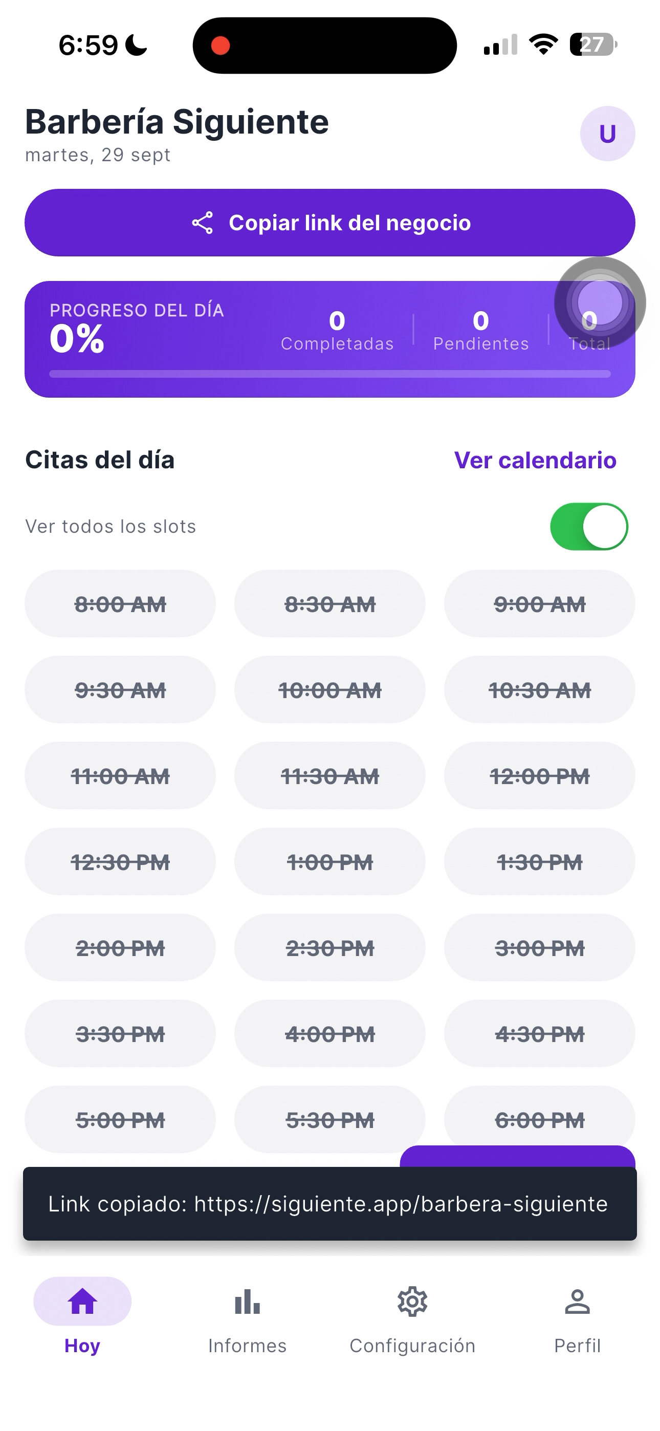 ¡Comparte tu link!